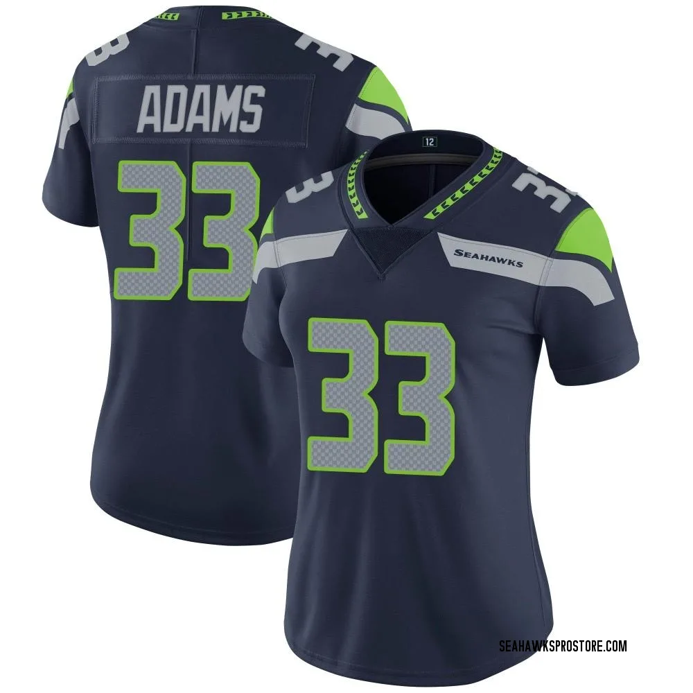  alt=&quot;Women's Limited Jamal Adams Seattle Seahawks Navy Team Color Vapor Untouchable Jersey&quot; width=500
