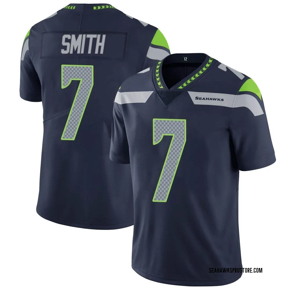 Youth Limited Geno Smith Seattle Seahawks Navy Team Color Vapor Untouchable Jersey